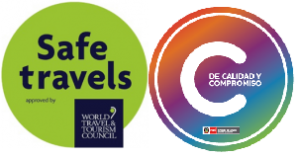 logos de calidad y compromiso y safe travels